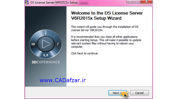 16DS License server setup CADafzar | شرکت مهندسی کیان کدافزار نصب و کرک کتیا نسخه |V5-6R22 |2012 یا بالاتر | رسول محمدی