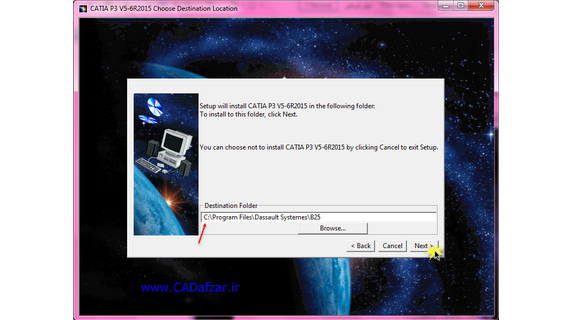 3CATIA Install CADafzar | شرکت مهندسی کیان کدافزار نصب و کرک کتیا نسخه |V5-6R22 |2012 یا بالاتر | رسول محمدی